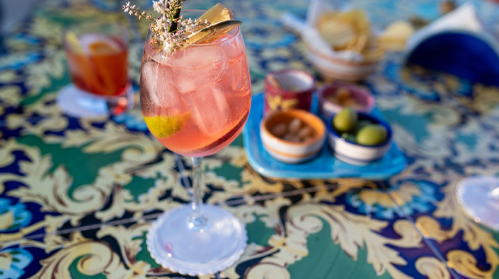 Bar on the terrace - Caesar Augustus Capri Italy