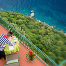 Suite with panoramic hydromassage bath Capri Italy